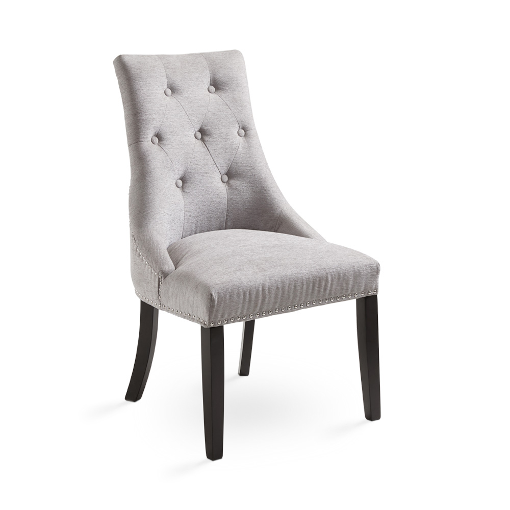 Rimzy Dining Chair: Platinum Fabric
